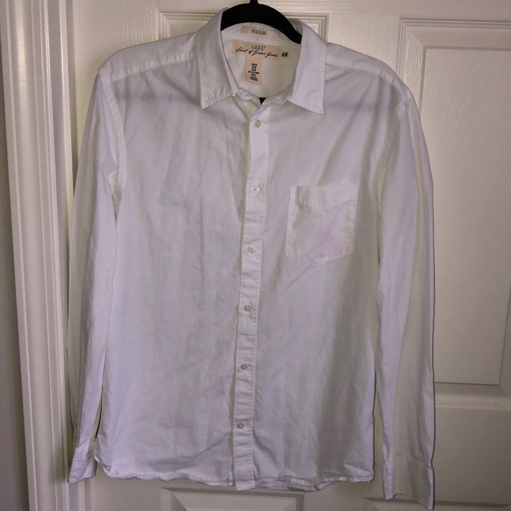 White Button Down Dress Shirt